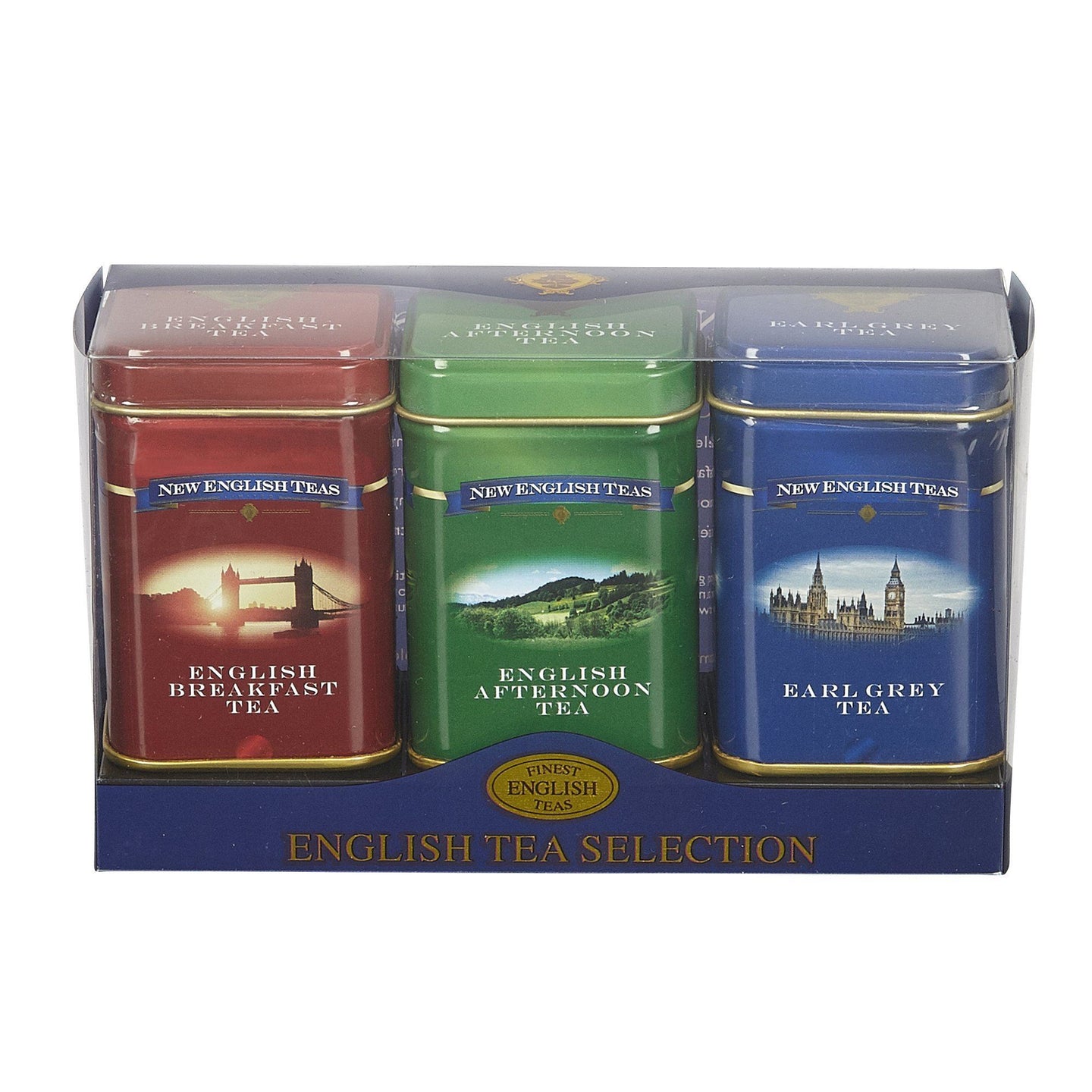 English Classic Tea Selection Mini Tin Gift Pack Black Tea New English Teas 