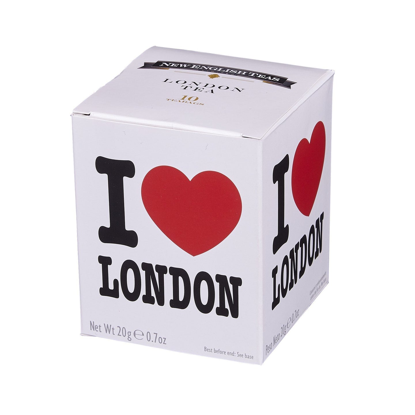 I Love London Afternoon Tea 10 Teabag Carton Black Tea New English Teas 