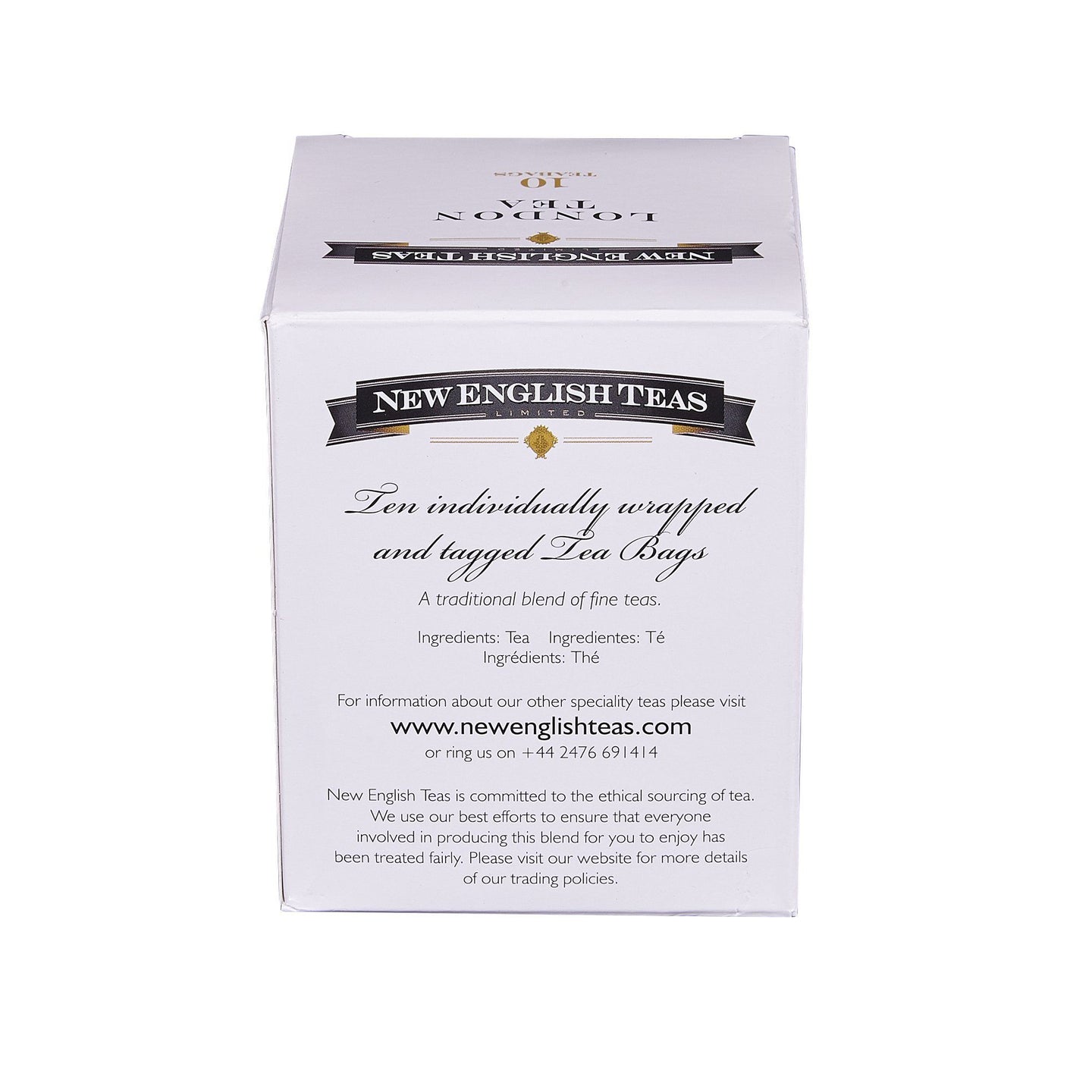 I Love London Afternoon Tea 10 Teabag Carton Black Tea New English Teas 