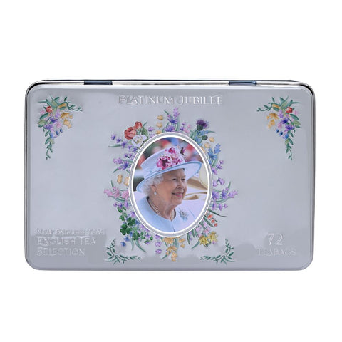 Queen Elizabeth II Jubilee Tea Selection Tin - New English Teas