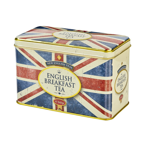 Retro Union Jack English Breakfast Tea Caddy 40s - New English Teas