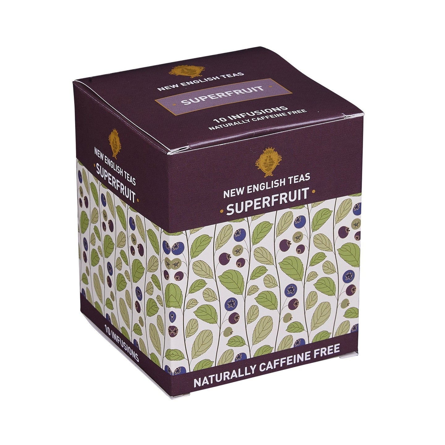 Superfruits Tea 10 Individually Wrapped Teabags Fruit Tea New English Teas 