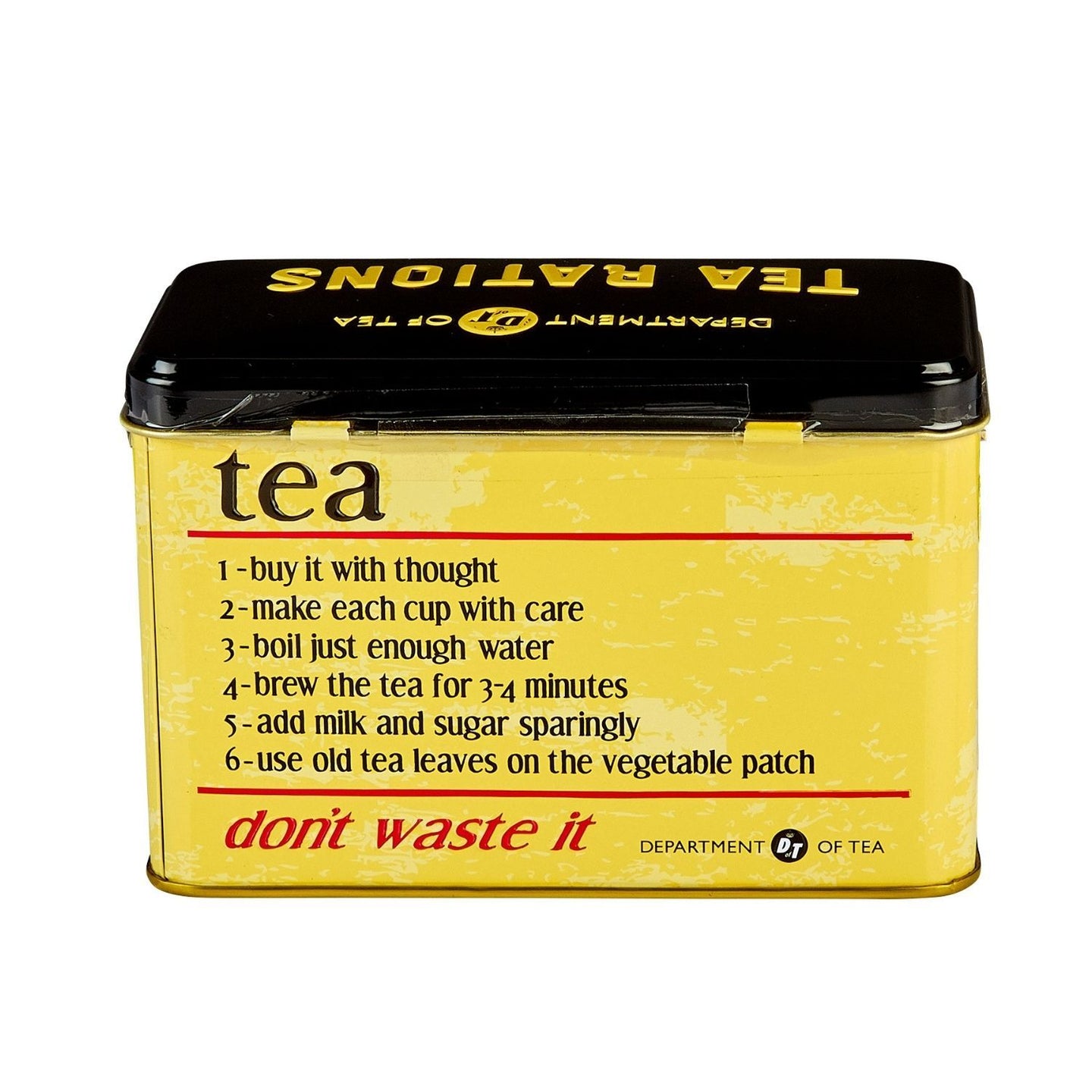 Tea Rations Tea Tin with 40 English Breakfast teabags Black Tea New English Teas 