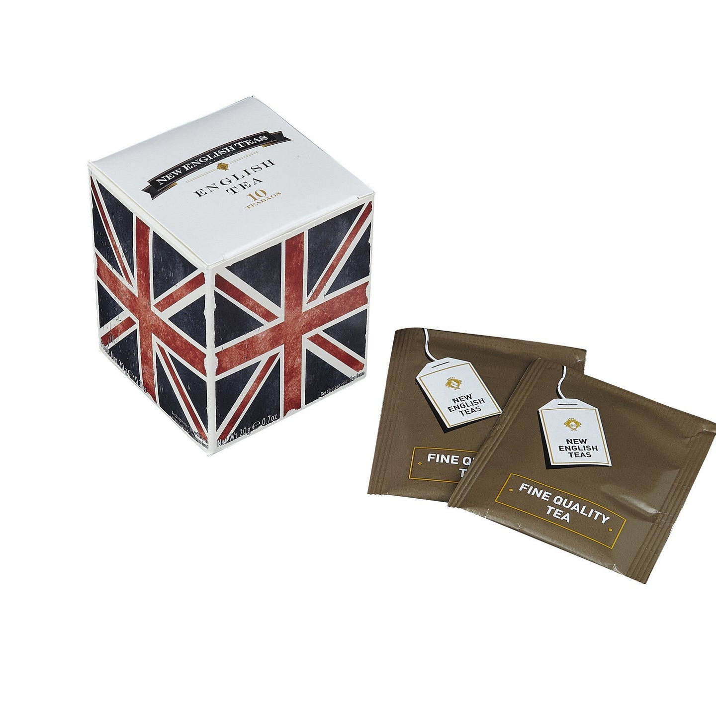 Union Jack English Breakfast Tea 10 Teabag Carton Black Tea New English Teas 