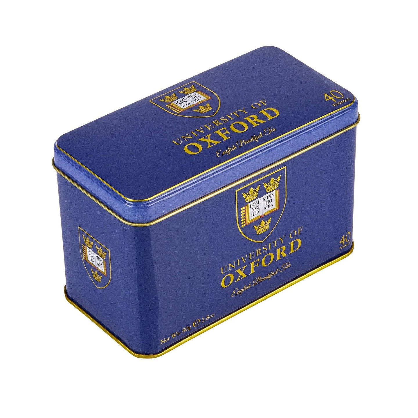 University Of Oxford English Breakfast Tea Tin 40 Teabags Black Tea New English Teas 