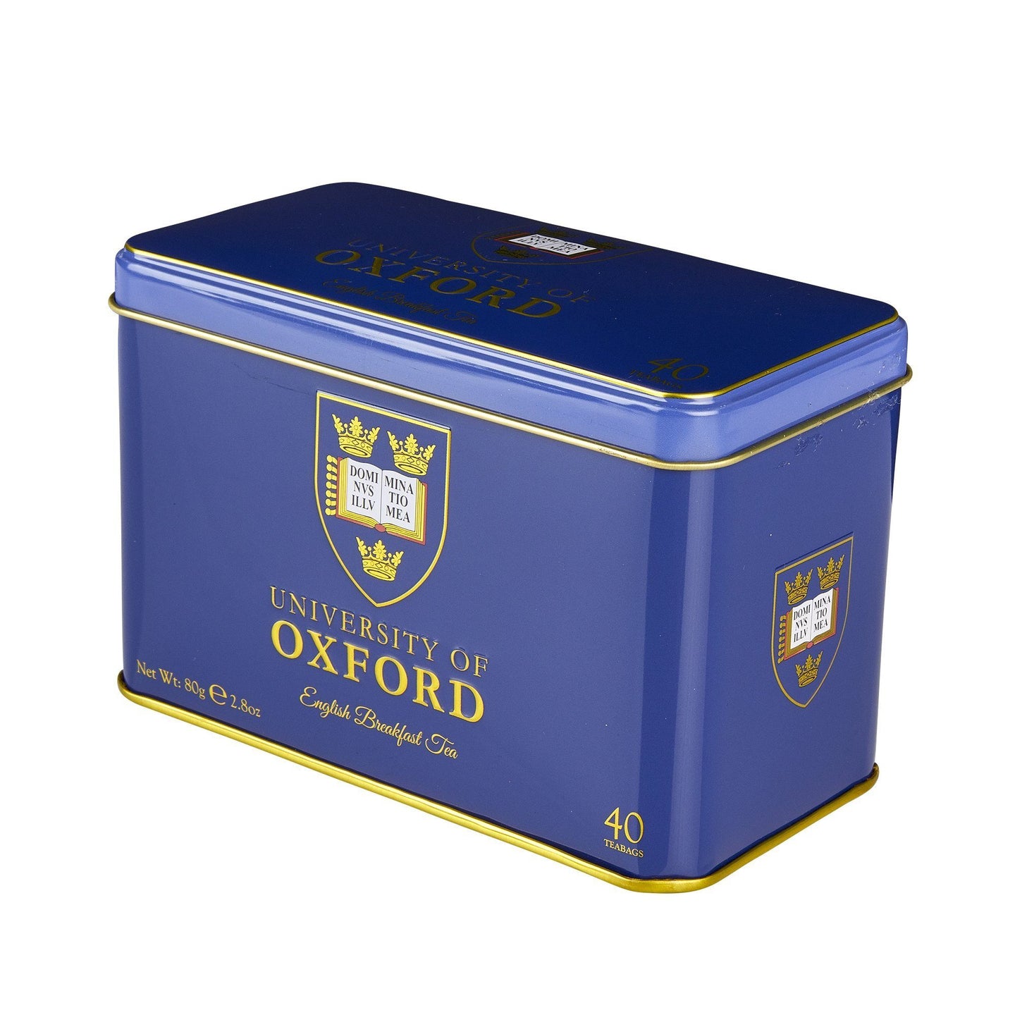 University Of Oxford English Breakfast Tea Tin 40 Teabags Black Tea New English Teas 