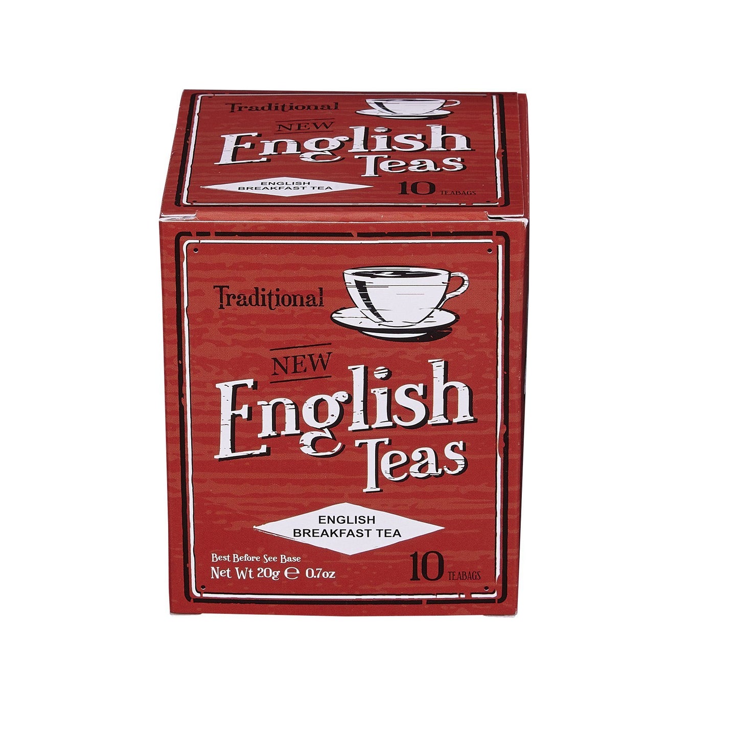 Vintage English Breakfast Tea 10 Teabag Carton Black Tea New English Teas 