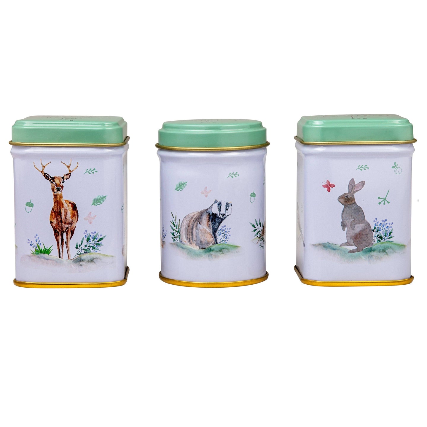 Woodland Friends Mini Tea Tin Gift Pack Black Tea New English Teas 